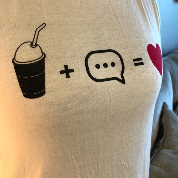 4[Ginger G] White text bubbles Tee - Picture 2 of 6